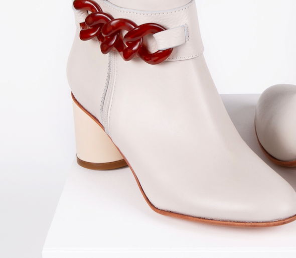 Classic Ankle Boots Off White