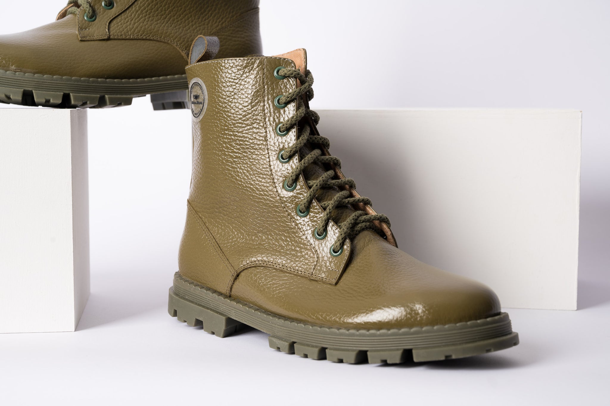 MonoLight Rubber ARMY Boots Musgo